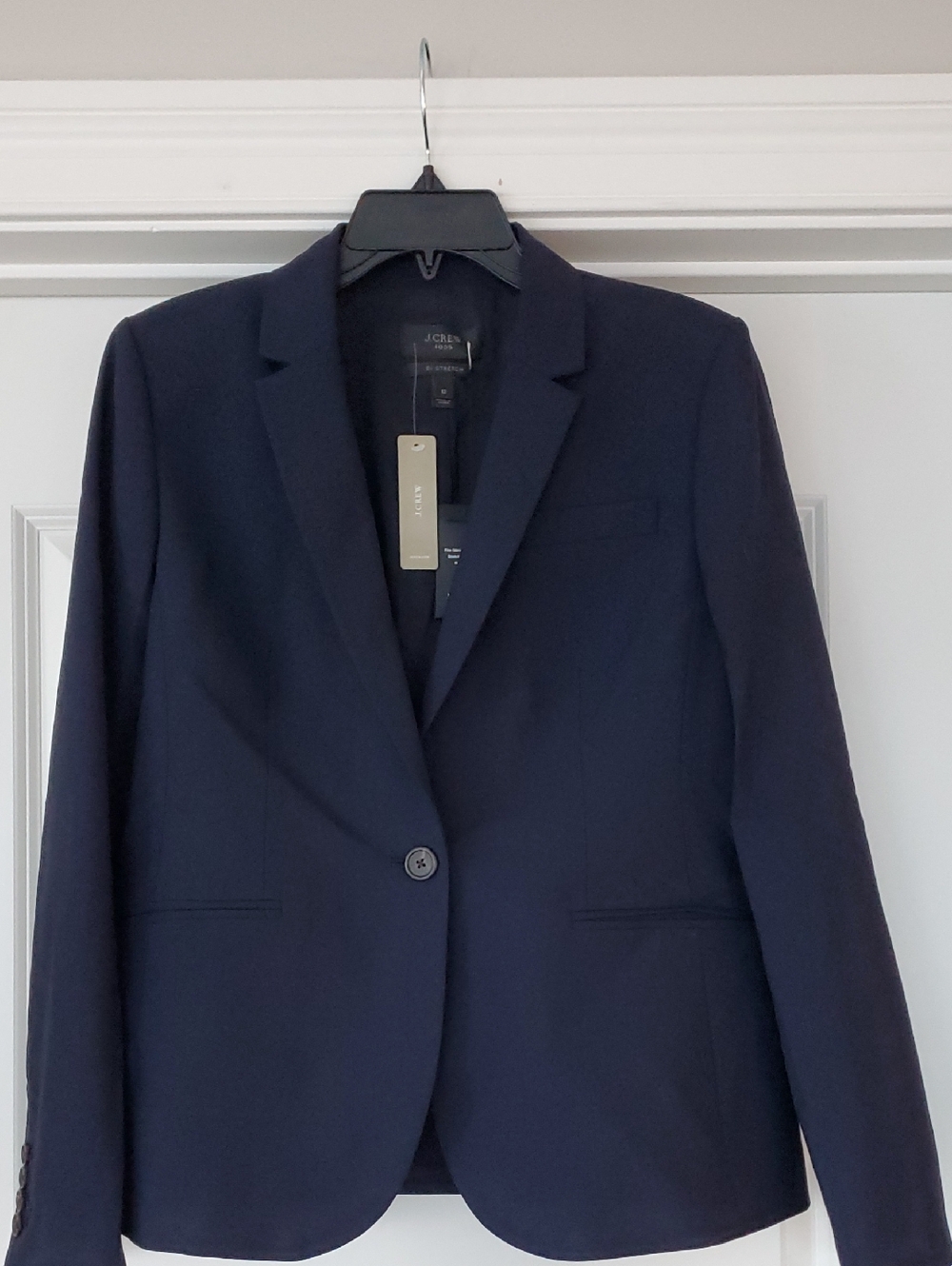 J. Crew Classic Navy Single-Button Blazer